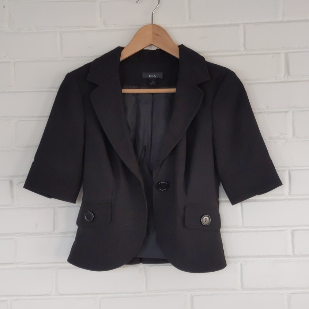 Juniors Black Dress Jacket from Macy's